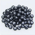 100 Letras Negro Blanco