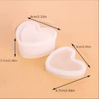 Molde silicona alhajero corazon - 30027 C1