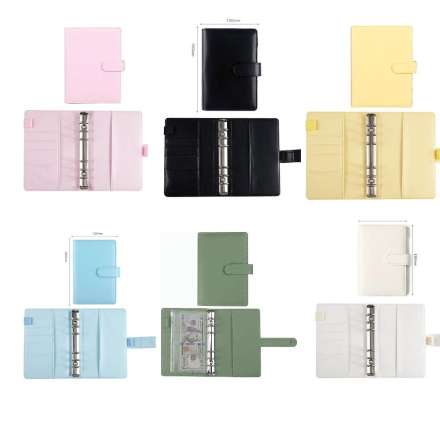 Estuche simil cuero organizador ahorro