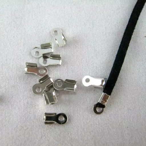 100 TERMINACION 4*8MM PLATEADO