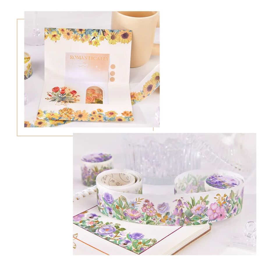 WASHI TAPE CAMPO DE FLORES