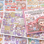 Caja sticker kawai