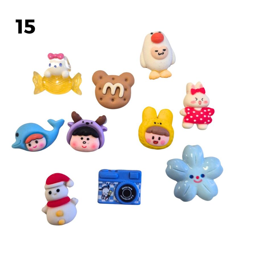 PACK 10 CHARMS SURTIDOS