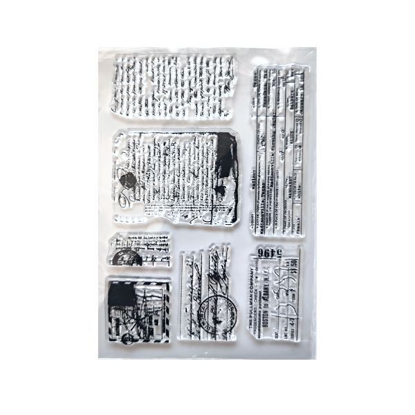 Sello Silicona Vintage Letras