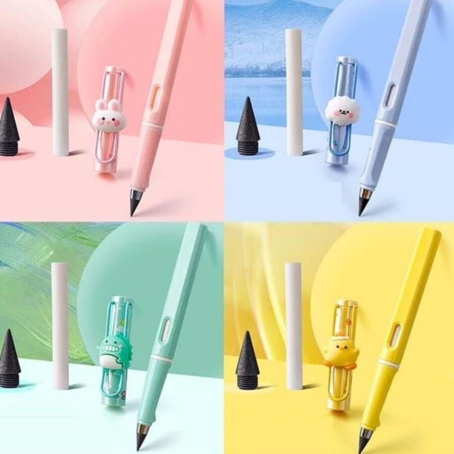 Lapiz infinito en caja con aplique y respuesto