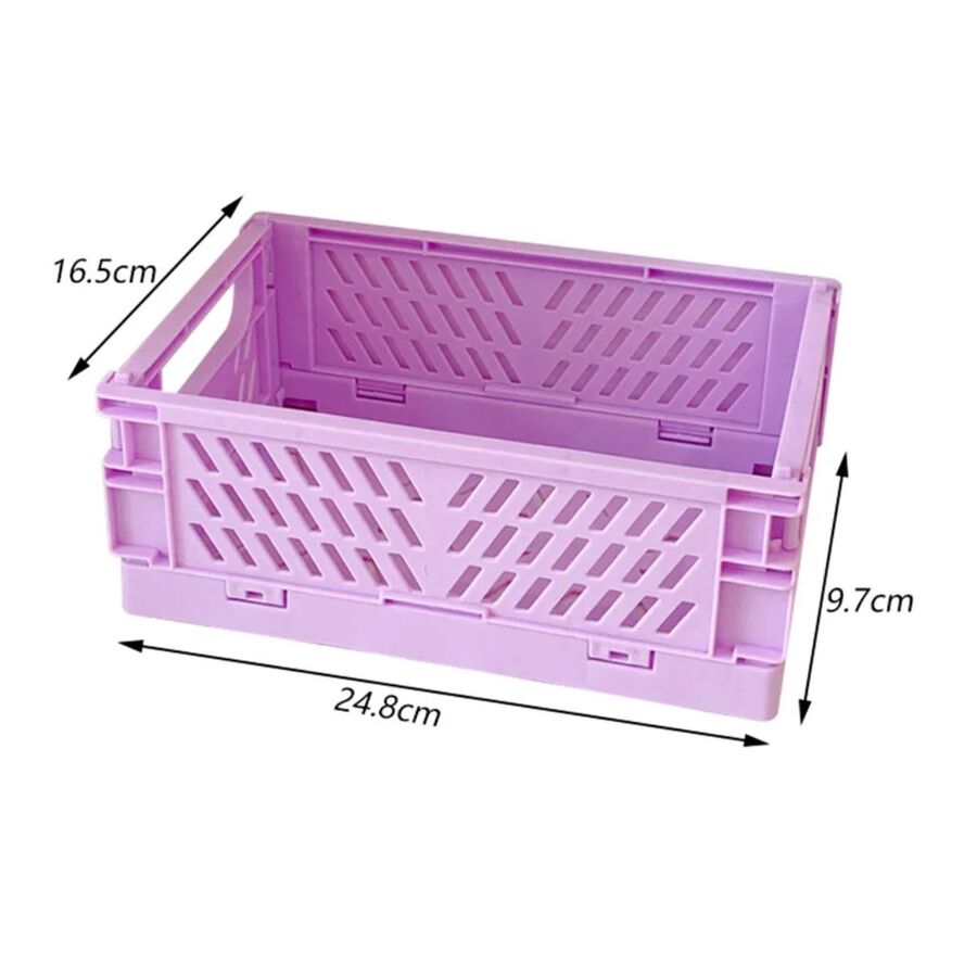 CANASTO PLEGABLE ORGANIZADOR ESCRITORIO ALACENA