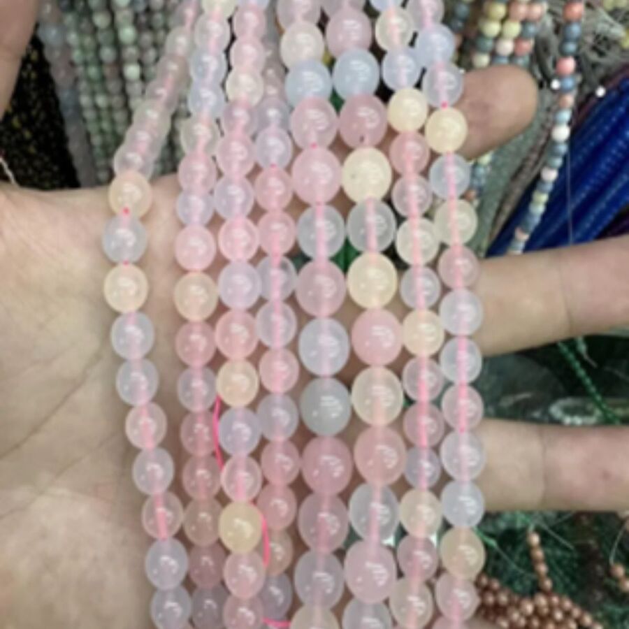 Tira Piedra Bolita 6mm - Morgan Crystal