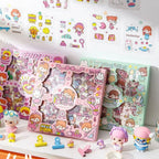 Caja 100 planchas stickers pet