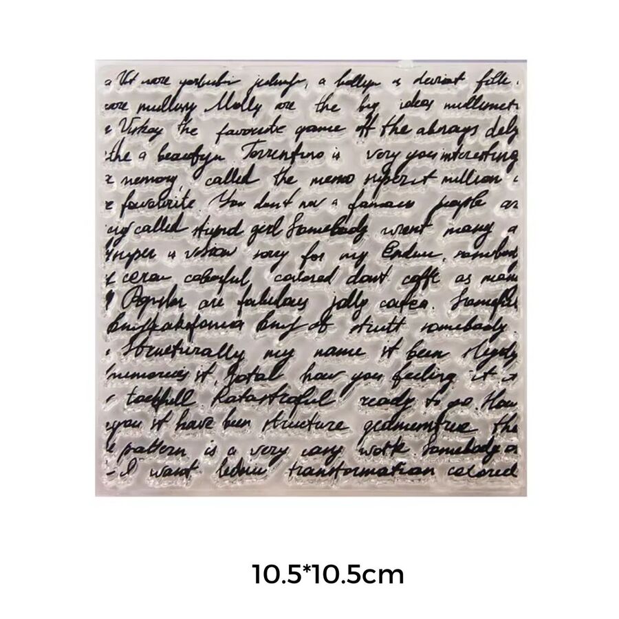 SELLO DE SILICONA MANUSCRITO