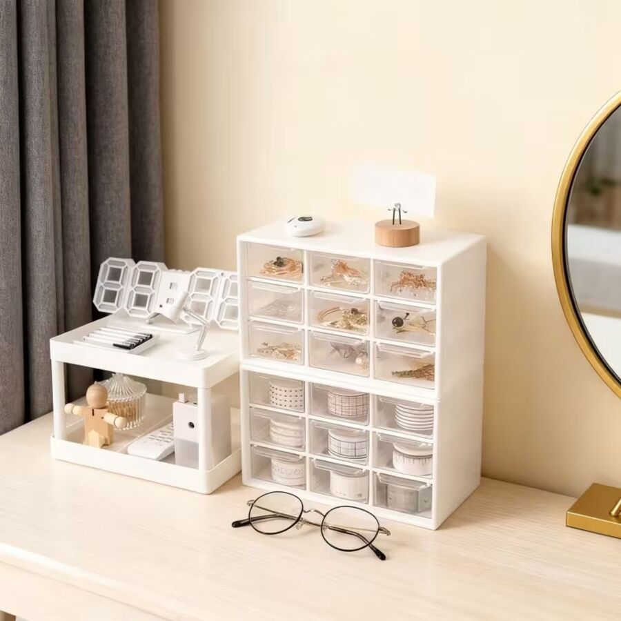 Cajonera Organizadora Blanca 9 cajones