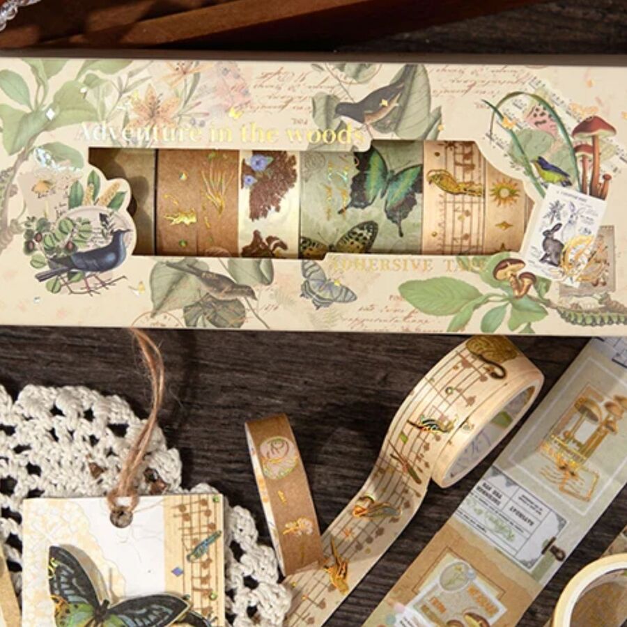 Caja washi tape coleccion Saturno