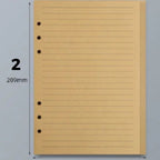 Pack hojas A5 80 hojas planner