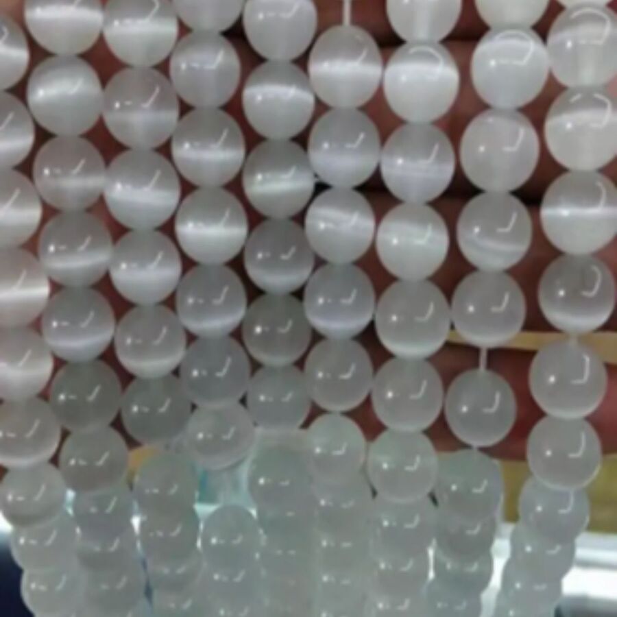 Tira Piedra Bolita 4mm - Cat Eye Stone