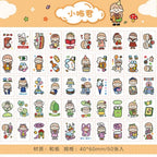 Mini libro pegatinas kawai 30580