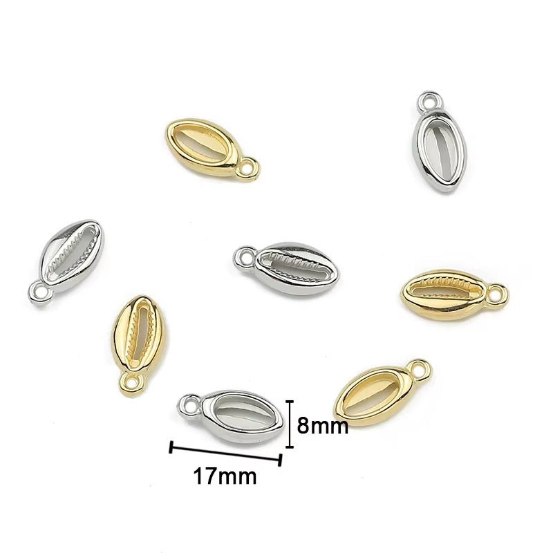 100 Buzios con enganche 17*8MM