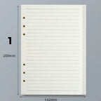 Pack hojas A5 80 hojas planner