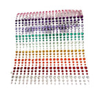 900 Uds. Joyas de maquillaje coloridas gemas faciales mixtas