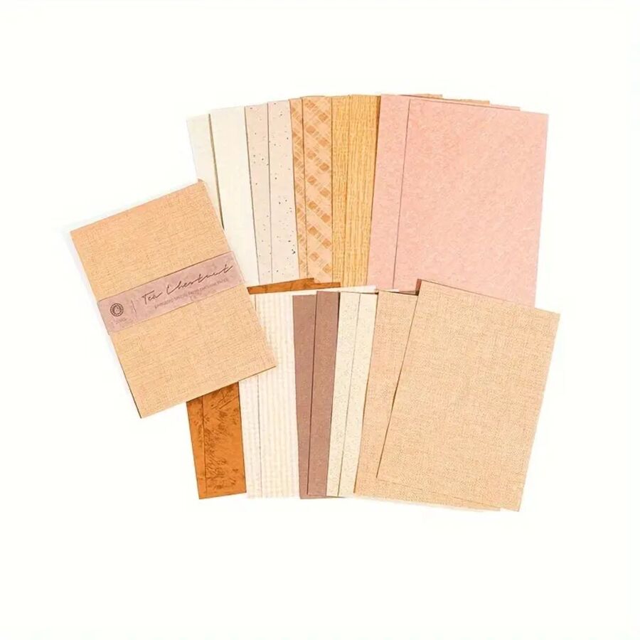 Papel con Textura Decorativa para Scrapbooking,
