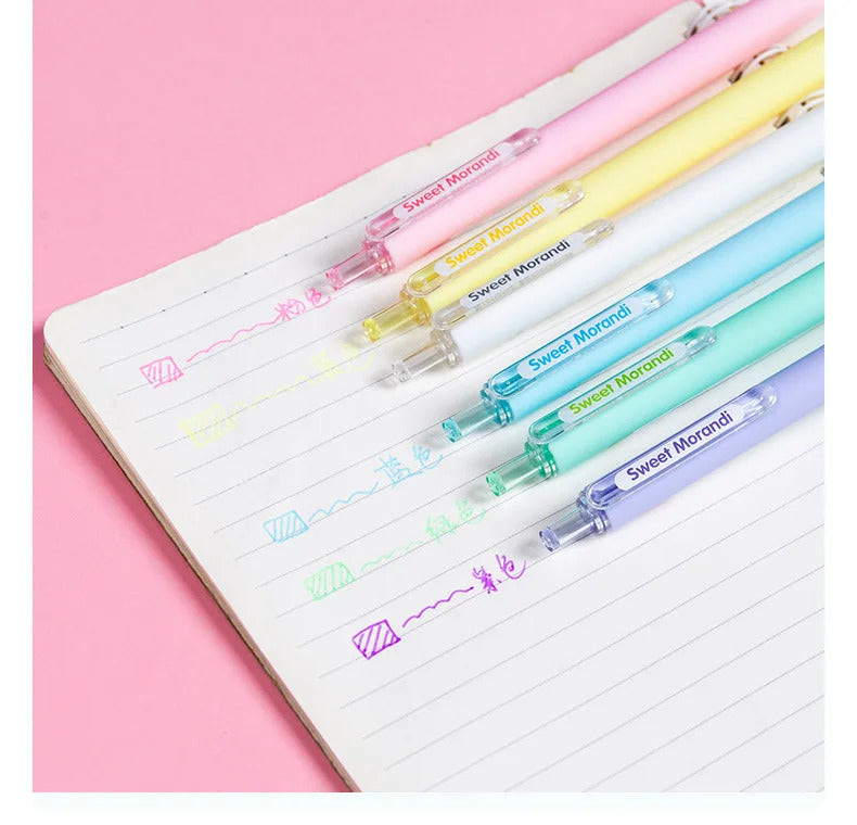 Pack lapiceras gel pasteles