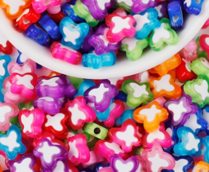 50g Abalorios Mariposas 10mm