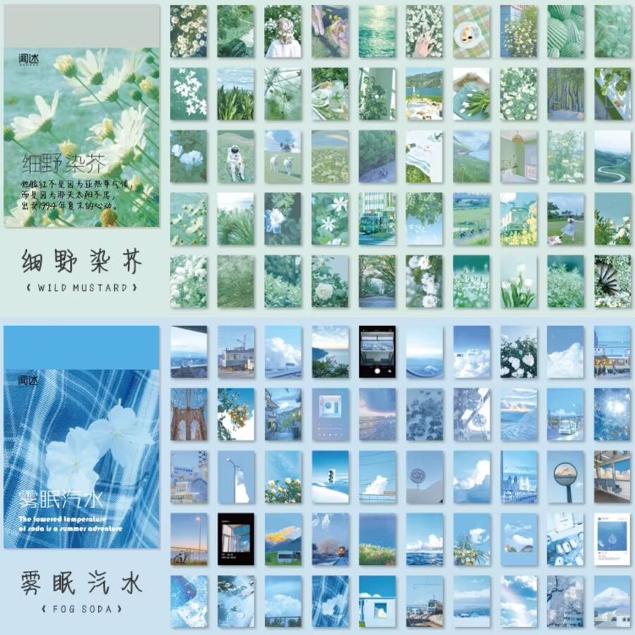 Mini libro de stickers colección moderna