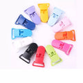 10 Clip Porta Chupete Color Rosa Fucsia