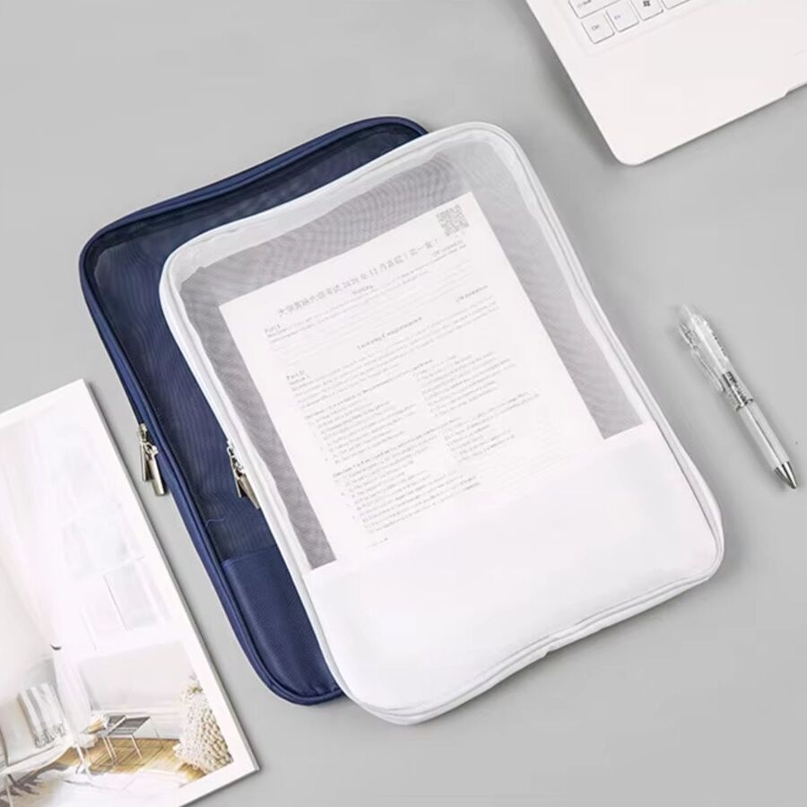 ESTUCHE CON CIERRE TAMAÑO A4