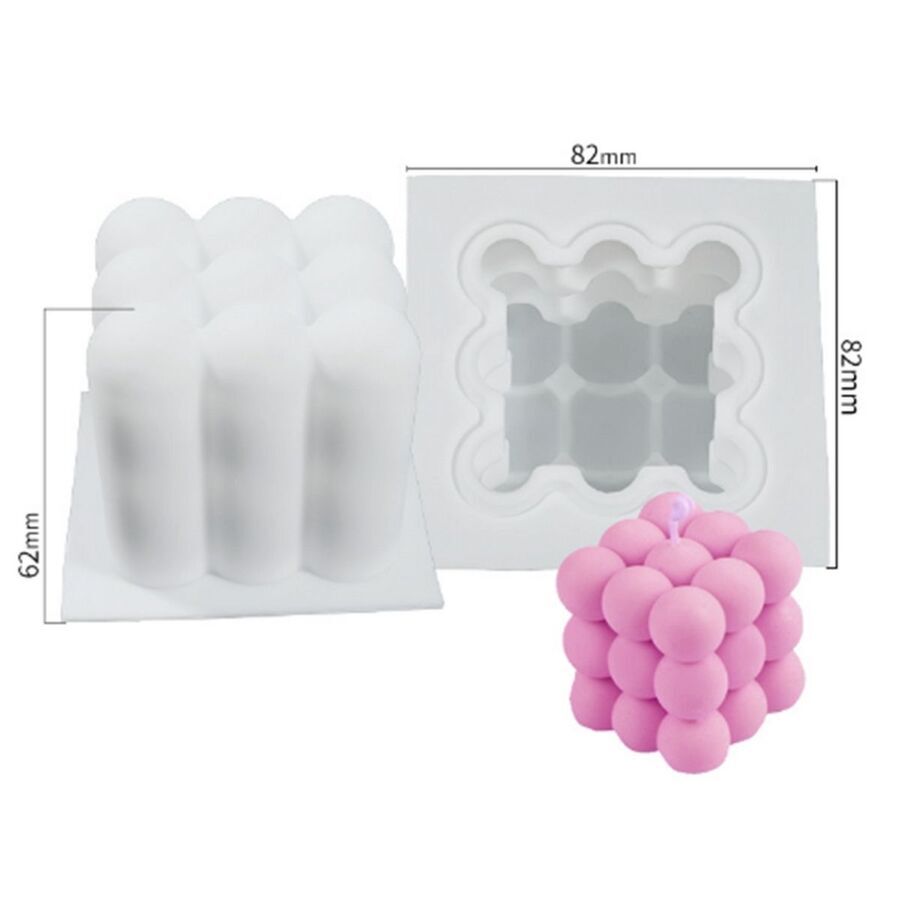 Molde silicona burbuja unidad