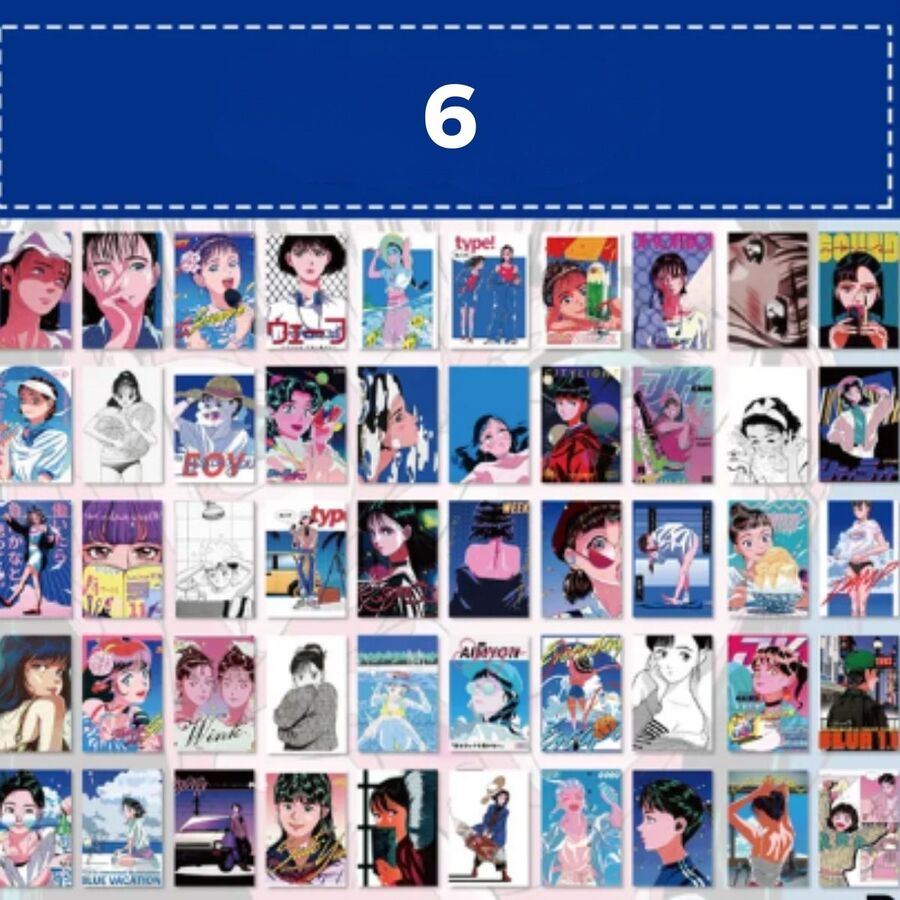 Libro adhesivo anime