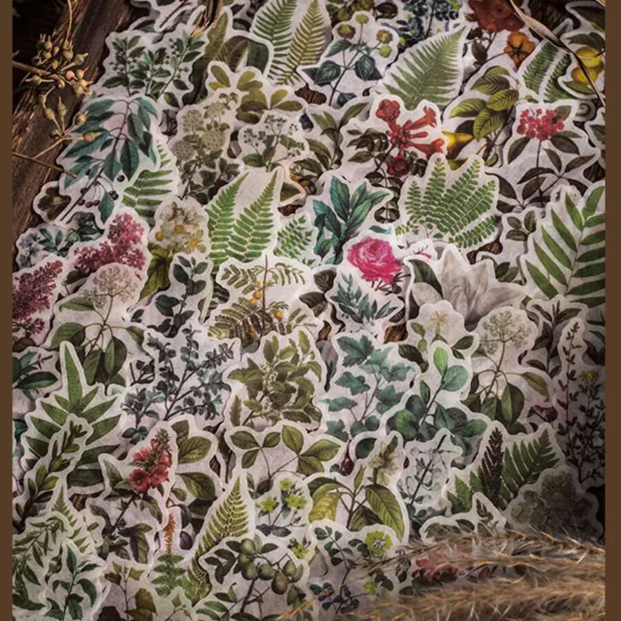 Sobre mix pegatinas flower