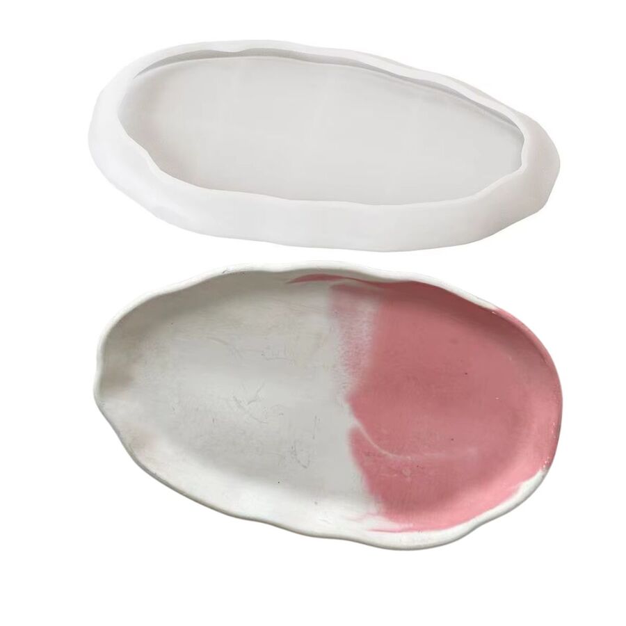 MOLDE DE SILICONA PARA BANDEJA RESINA, YESO, CEMENTO