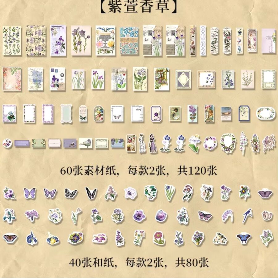 Set varios PAPELES Y STICKERS 30757