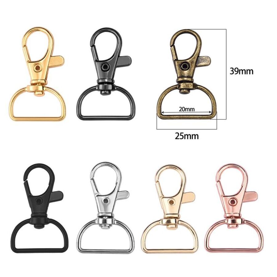 10 Mosquetones Grande Llavero