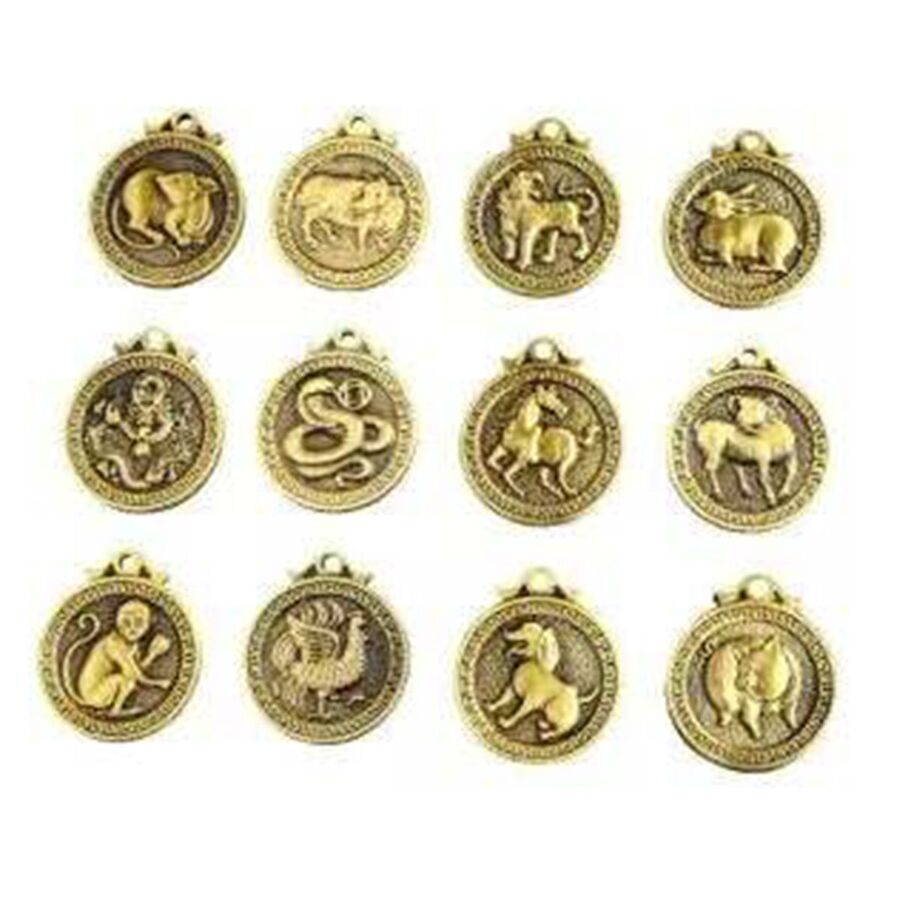 1 DIJE HOROSCOPO CHINO BRONCE