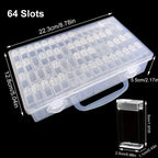 CAJA ORGANIZADORA CON 64 COMPARTIMENTOS INDIVIDUALES