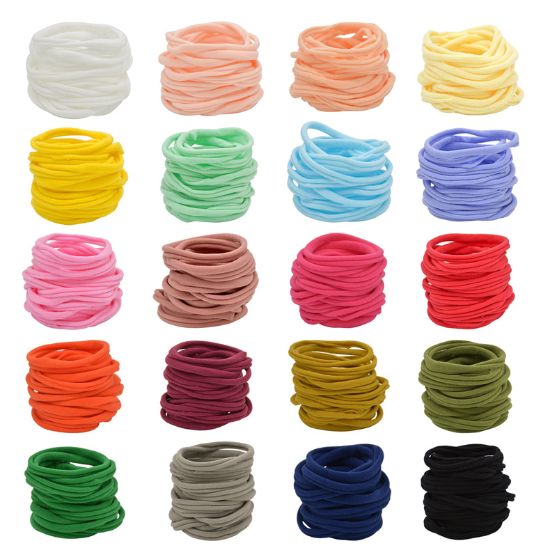 10 Diademas Microfibra Negro
