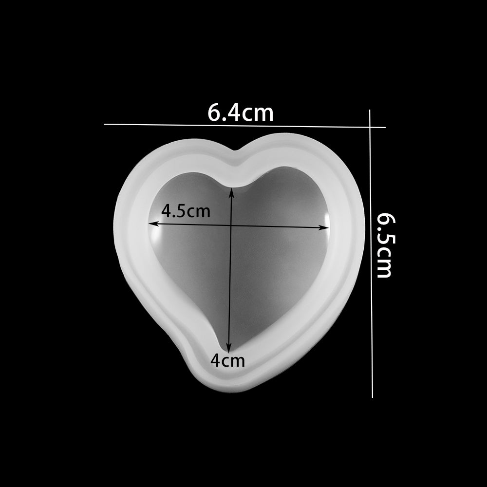 Molde silicona corazon - 30005