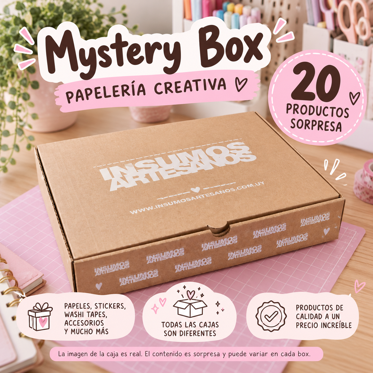 Mystery Box – Papelería Creativa 🎁✨ — 20 productos sorpresa