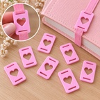 RECTANGULO CON CORAZONES PASA ELASTICO PARA AGENDA