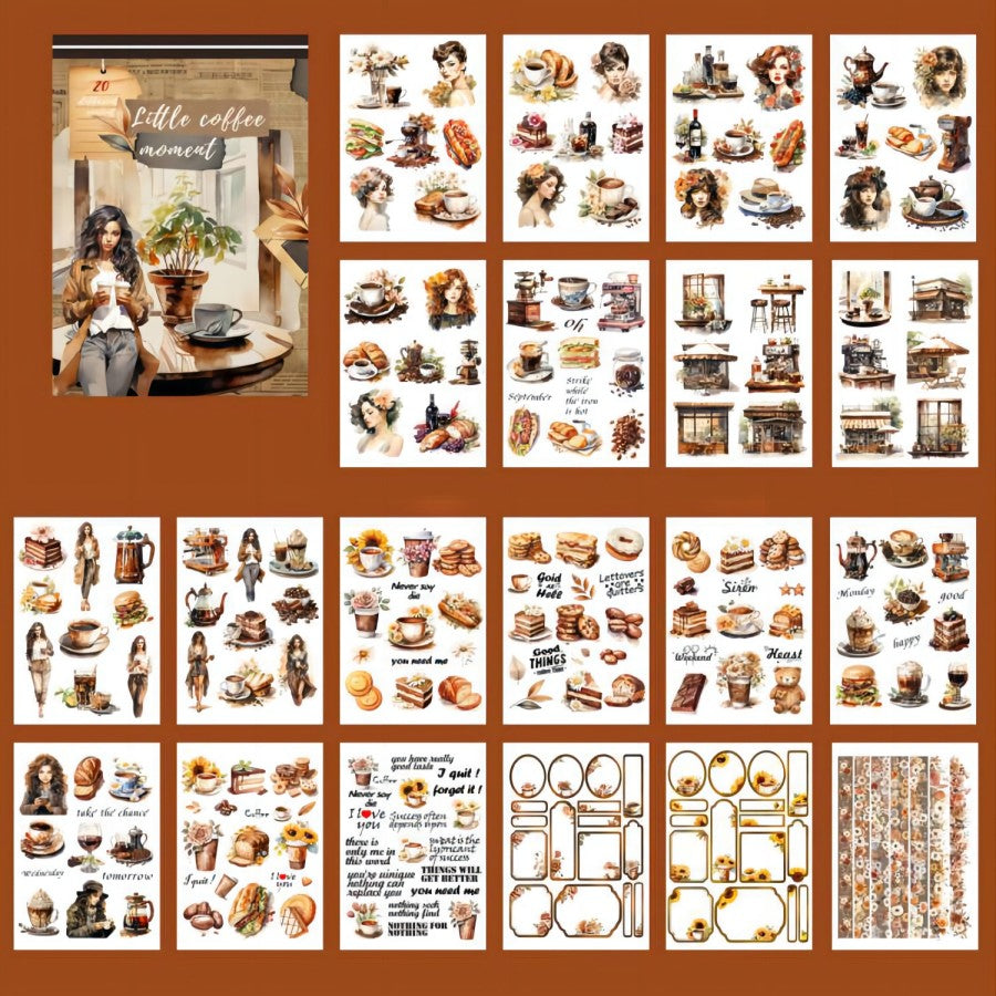 LIBRO DE STICKER LITTLE COFFEE MOMENT