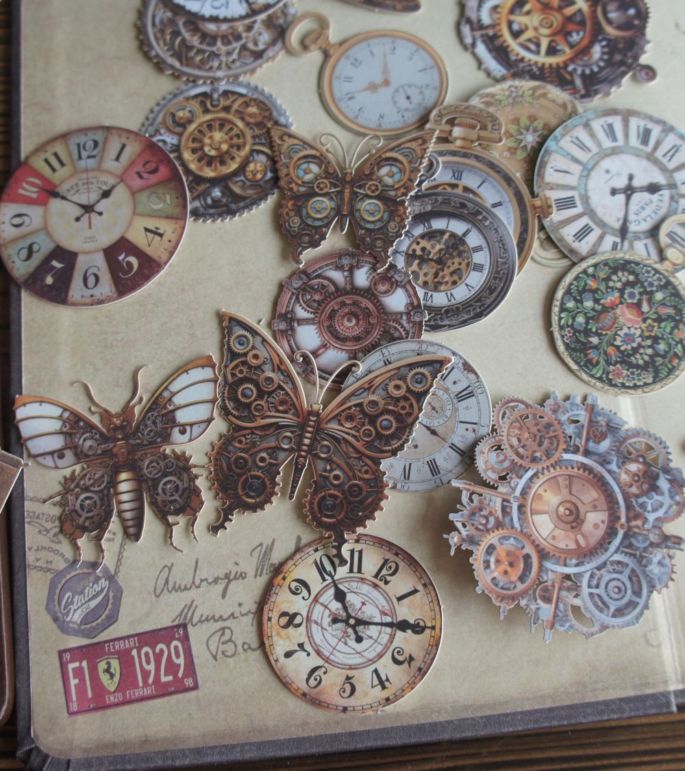DIE CUT CARTULINA STICKERS DIY HARD CARD MATERIALS