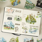 STICKERS PET TRAVEL HOLIDAY JOURNEY