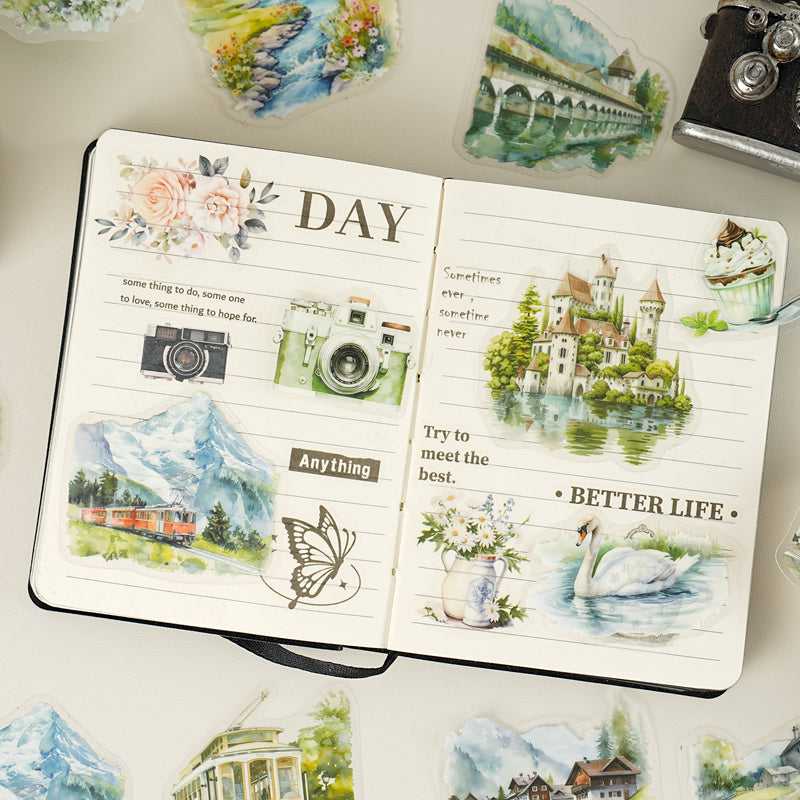 STICKERS PET TRAVEL HOLIDAY JOURNEY
