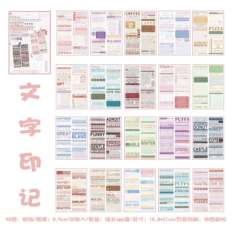 LIBRO STICKERS LETRAS Y FRASES