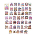 CAJA STICKERS FLOWERS HOUSE