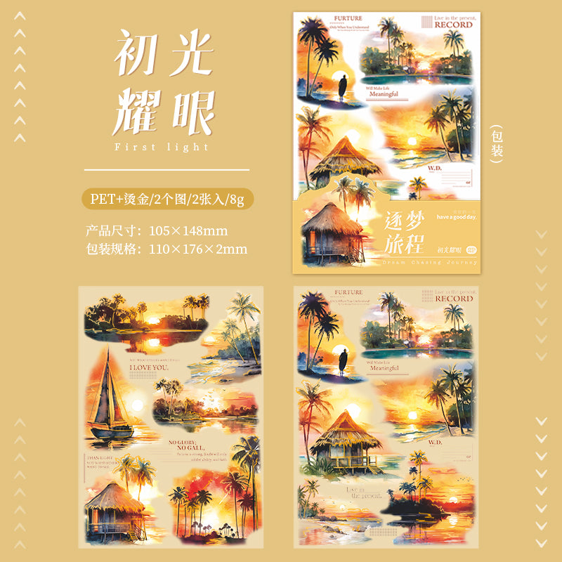 PLANCHAS STICKERS DREAM CHASING JOURNEY