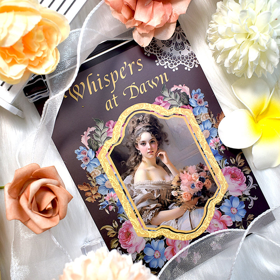 LIBRO DE STICKER WHISPERS AT DAWN