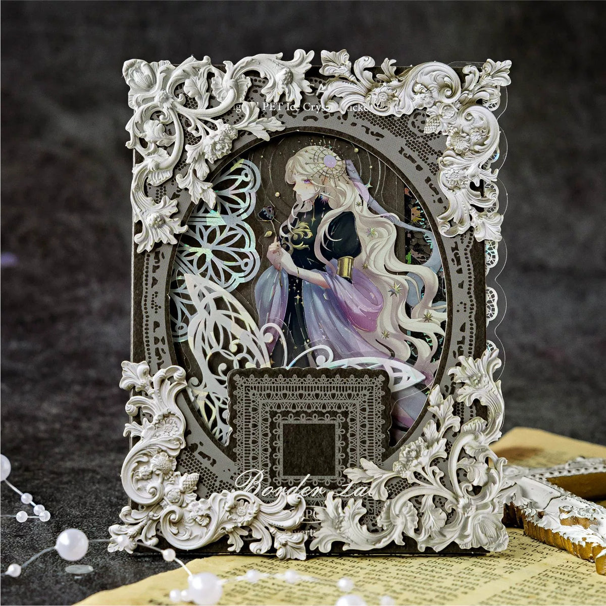 ESQUINEROS VINTAGE CON RELIEVE FLORALES