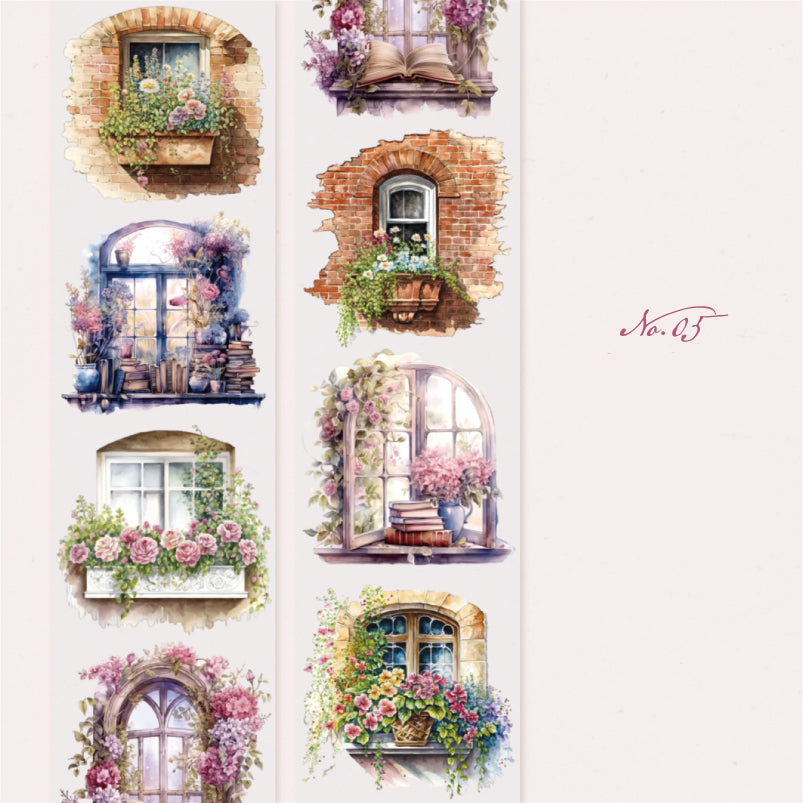 WASHI TAPE EN PET River of Years Series Vintage