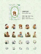 STICKERS COLECCION  Serie Chicas & Flores en PET